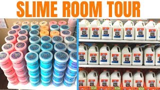 SLIME ROOM TOUR Slimeshadyshop Slime Room Tour [upl. by Wahs]