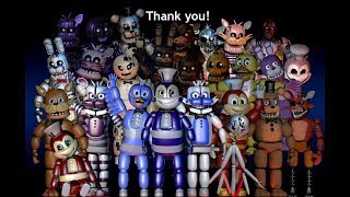 JOLLY 1 2 3 EXTRAS ALL ANIMATRONICS [upl. by Arodnahs]