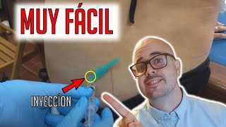 Como aplicar una INYECCIÓN INTRAMUSCULAR FÁCIL [upl. by Nehttam948]