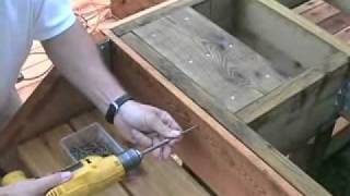 Small Backyard Deck Part1Blocking Joists [upl. by Airdnaxela426]