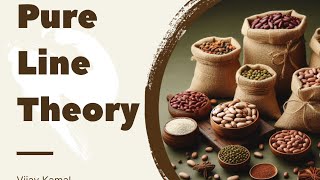 Pure line Theory  Agriculture  Pure Line Theory in Plant Breeding  Dr Vijay Kamal [upl. by Berthold]