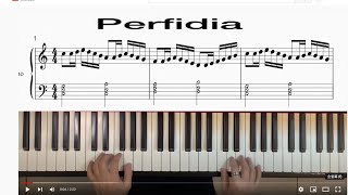 Perfidia  1939  Alberto Dominguez  Spanish  piano  sheet [upl. by Gnirol]