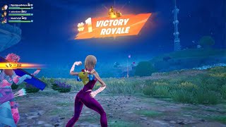 SpiderGwen Demi and Artemis Crowned Trios Victory  Fortnite Ch5 S3 [upl. by Atneciv251]