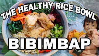 BIBIMBAP The Healthy rice bowl 🤤🍜 Easiest Recipe Ever🥰🫶🧿 dailyvlog ✌️ [upl. by Lashar]