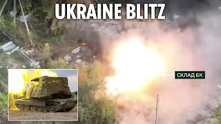 Ukraine rains missiles down on Russians as they continue Kursk bombardment [upl. by Zarger]