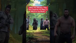 How To Play Make A Character In Dungeons amp Dragons  DampD Memes shorts [upl. by Rossner]