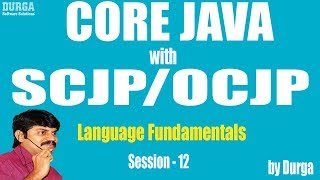 Core Java with OCJPSCJP Language Fundamentals Part12  vararg methods [upl. by Annauj]