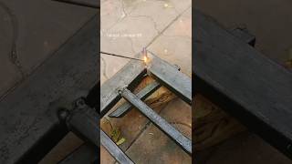 welding amp grinder work fabrication youtube ytshort [upl. by Atiuqrehs]