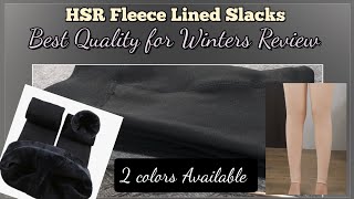 Fleece Lined Legging From Amazon Review  Fleece Winter Essential  Viral Fleece Legging Under350 [upl. by Allsun]