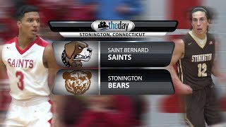 Full replay St Bernard at Stonington boys basketball [upl. by Icram]