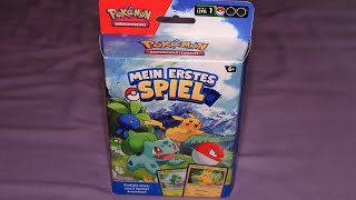 Pokémon quotMy First Gamequot Unboxing German Version [upl. by Salomon]