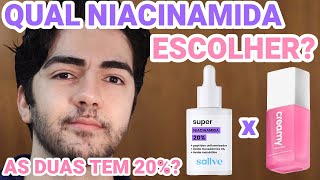 Creamy ou Sallve Qual Niacinamida escolher Niacinamide B Complex 20 ou Super Niacinamida 20 [upl. by Poland]