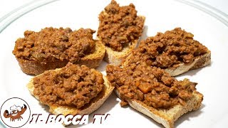 578  Crostini barghigianianche questi son toscani antipasto di carne tipico della Garfagnana [upl. by Eixirt673]