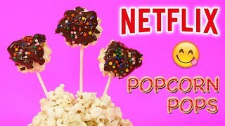 RECETTE CAKE POPS AU POPCORN  NETFLIX TREATS [upl. by Rheinlander408]