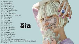 sia Greatest Hits  Best Songs sia NEW 2018 [upl. by Aivan]