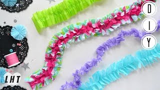 How to Make Ruffled Crepe Paper  Little Hot Tamale  Crepe Paper Crafts  Build Your Stash [upl. by Scot]