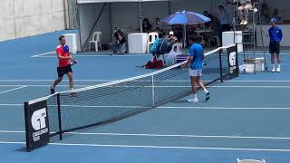 James Duckworth MATCH POINT v Coleman Wong PLAYFORD F 2023 [upl. by Harod]