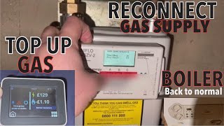 How To Use Emergency Gas Credit amp Reconnect Your Smart Gas Supply Meter [upl. by Donnelly892]