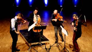 Brooklyn Rider plays String Quartet No 1 by Tobias Broström mvt II [upl. by Lupee]