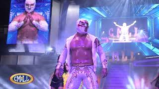 CMLL  TEMPLARIO  MÍSTICO VS AVERNO  VOLADOR JR  ARENA MEXICO 18022022 [upl. by Adnamor321]