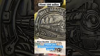 First 100 mile run First Buckle middleagedrunner 100miles enduranceathlete justrun runaddict [upl. by Nolyat]