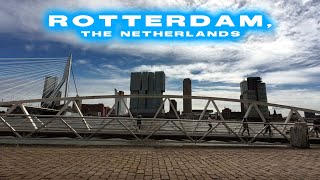 Rotterdam The Netherlands  Walk exploring the city [upl. by Oiramed]