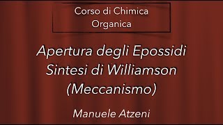 Chimica organica Sintesi di Williamson L97 ProfAtzeni ISCRIVITI [upl. by Llemaj10]