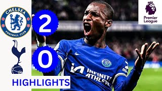 Chelsea vs Tottenham 20 HIGHLIGHTS Chalobah amp Nicolas Jackson goals [upl. by Taggart]