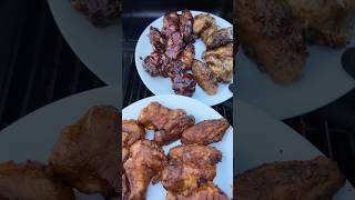 Making chicken wings on the Traeger food cooking chicken wings chickenwings [upl. by Bourn]