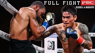 Russell vs Magsayo FULL FIGHT January 22 2022  PBC on Showtime [upl. by Mountford]