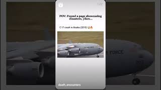 C17 crash airport airplane account horrorstories live [upl. by Aiza]