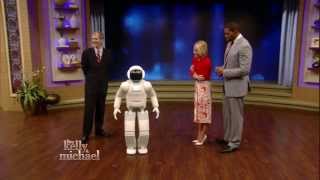 ASIMO on LIVE with Kelly and Michael [upl. by Eyssej]