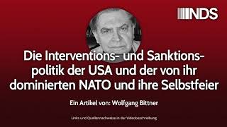 Interventions und Sanktionspolitik der USA von ihr dominierte NATO und ihre Selbstfeier [upl. by Willow]