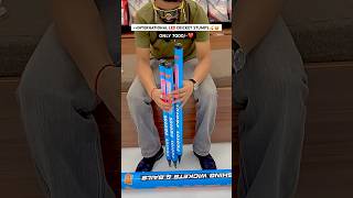 LED CRICKET STUMPS FOR CRICKETERS🏏 cricket shorts ledstumps [upl. by Enirak]