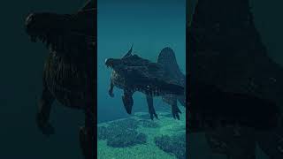 Spinosaurus vs Liopleurodon  JWE2 mods [upl. by Marge473]