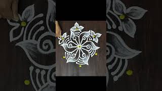 धनतेरस की छोटी सुंदर रंगोली  Happy Dhanters rangoli muggulu Dhanters diwali [upl. by Teirtza]