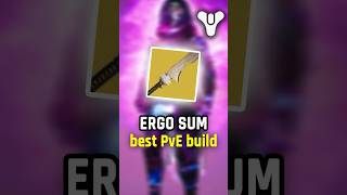 The Ergo Sum PvE God Roll to definitely grind for… thefinalshape destiny2 geekermon [upl. by Acirfa]