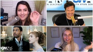 Are ‘Bridgerton’ Costars RegéJean Page amp Phoebe Dynevor Dating IRL  OnAir With Ryan Seacrest [upl. by Aleahc]