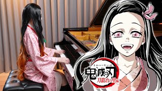 「Kamado Nezuko No Uta  Nezuko Conquers The Sun」Demon Slayer S3 EP11 Full Ver  Rus Piano Cover [upl. by Karwan]