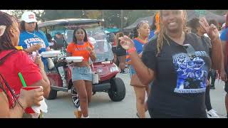 fl vs ga florida duval blockparty jacksonville georgiabulldogs gatorsfootball [upl. by Desirae]