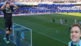 Away End Limbs at Loftus Road  QPR vs Portsmouth [upl. by Ahselet819]