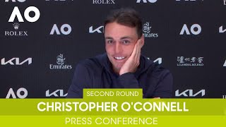 Christopher OConnell Press Conference 2R  Australian Open 2022 [upl. by Saisoj5]