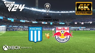 EA FC 24  Racing vs RB Bragantino  CONMEBOL Sudamericana  NextGen  Series X 4K 60FPS [upl. by Annoj]