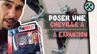 Comment POSER une CHEVILLE pour matériaux CREUX [upl. by Alyak]