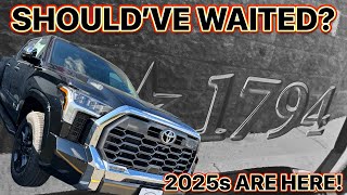 2025 Toyota Tundra Is Here Already Should I Have Waited For The 2025 Tundra 1794 [upl. by Adnole110]