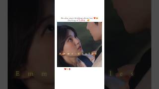 The forehead kiss 😍 kdrama koreandrama koreanlove love cdramas hiddenlove chinesedrama [upl. by Tani]