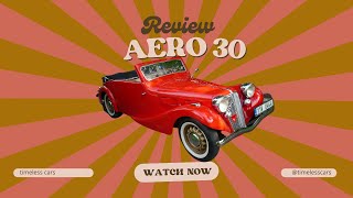 Aero 30 veteran car Exploring from the Outside  4K [upl. by Vanya]