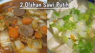 2 RESEP OLAHAN SAWI PUTIH JADI ENAK  MASAKAN RUMAHAN SIMPEL BANGET [upl. by Ydurt838]