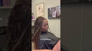 These braided wigs are trending 😂 annwrightjoiner braidedwig wig braidsboxbraidshairtutorial [upl. by Uzziel]