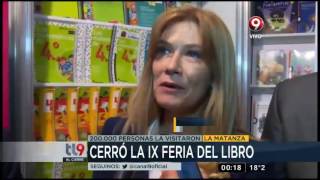 Cerró la IX Feria del Libro en La Matanza [upl. by Ailis]